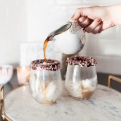 Holiday Peppermint Affogato | Twinspiration