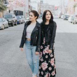 One Piece, Two Ways: Black Leather Jacket | Twinspiration