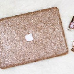 DIY Glitter Computer Case by Twinspiration