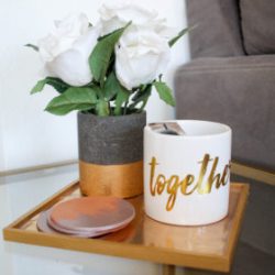 DIY Gilded Gold Tray