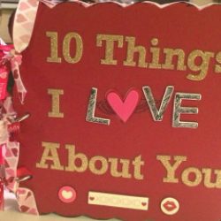 Boyfriend Gift Idea: Chipboard Scrapbook